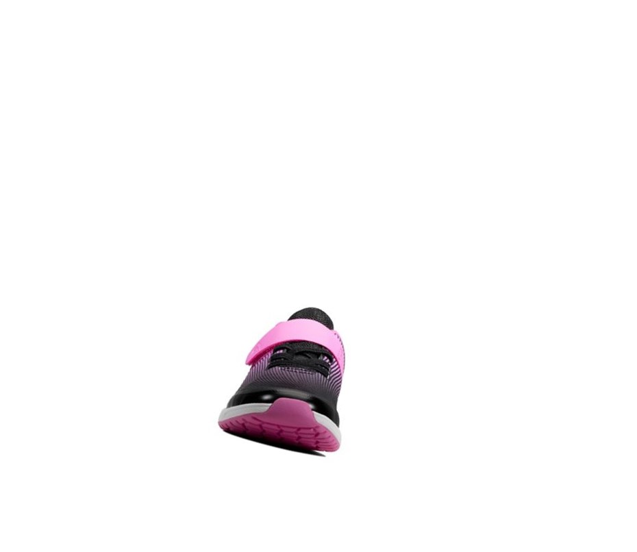 Clarks Aeon Pace Leder Sneakers Mädchen Rosa | XNWJ76930