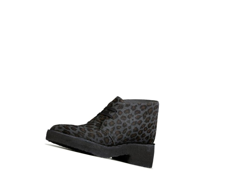Clarks Arisa Print Wüstenstiefel Damen Leopard | XTRB86329