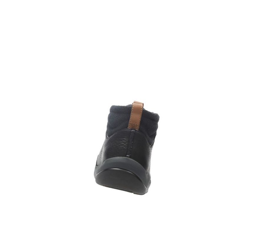 Clarks Ashcombe Mid Gore-tex Leder Outdoorschuhe Herren Schwarz | JDTE46135