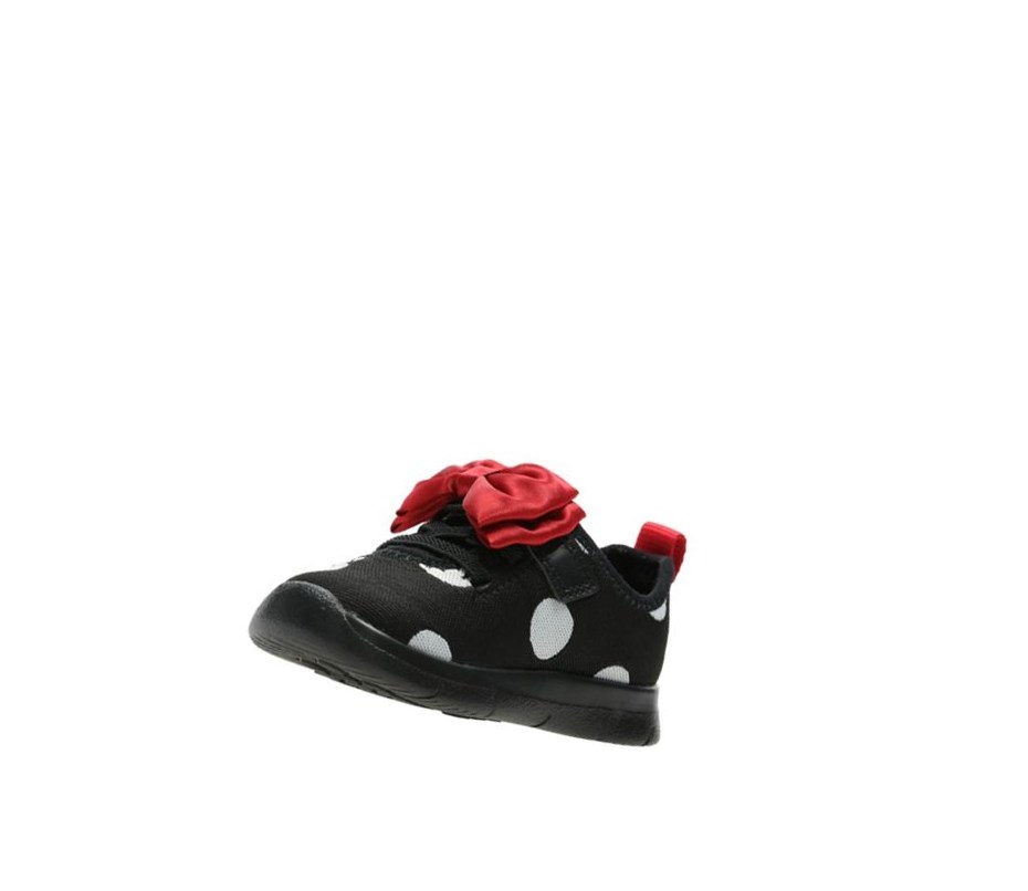 Clarks Ath Bow Freizeitschuhe Jungen Schwarz | QOTN04735