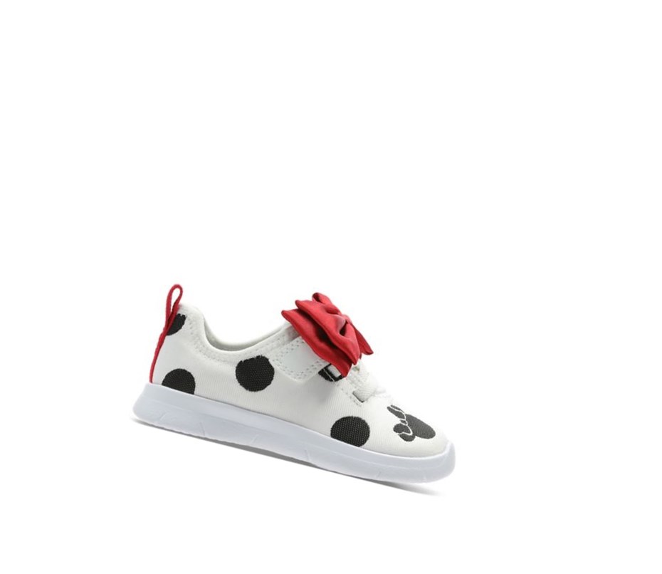 Clarks Ath Bow Freizeitschuhe Mädchen Weiß | YOXA85102