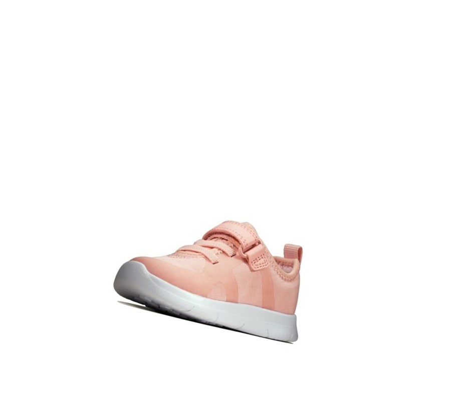 Clarks Ath Flux Textil Freizeitschuhe Jungen Hellrosa | UQSF50498