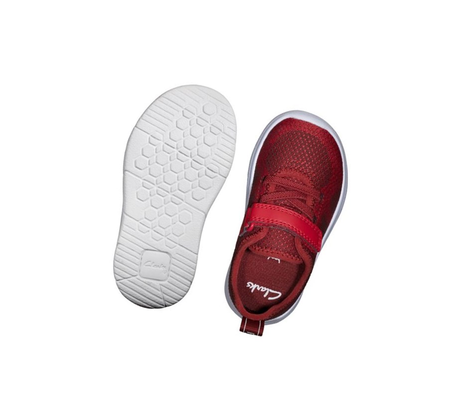 Clarks Ath Flux Textil Freizeitschuhe Mädchen Bordeaux | RLHE12460