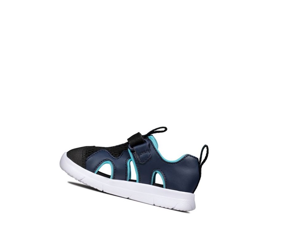 Clarks Ath Surf Synthetik Freizeitschuhe Jungen Navy | IWUX42709