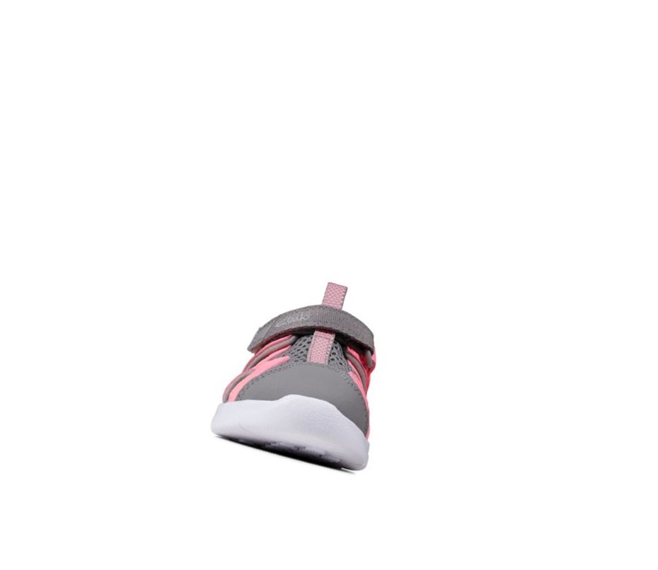 Clarks Ath Surf Synthetik Freizeitschuhe Jungen Rosa | LJPI67034
