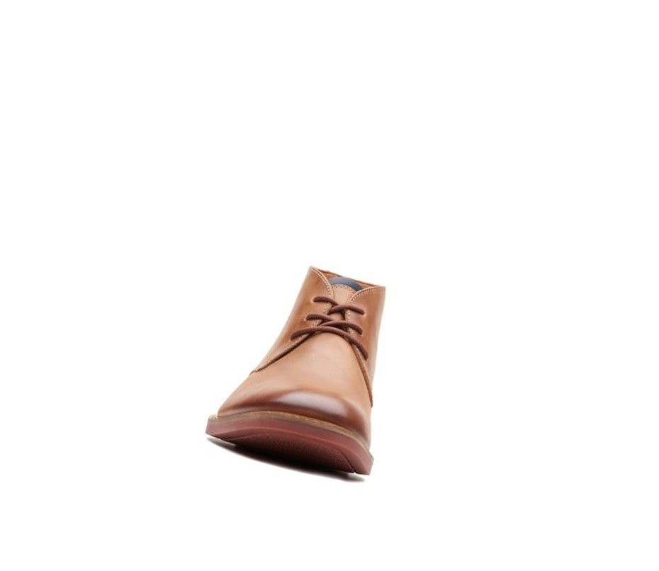 Clarks Atticus Limit Leder Wüstenstiefel Herren Braun | RWDJ57623