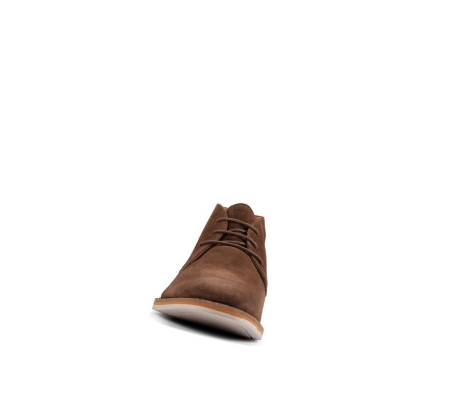 Clarks Atticus Limit Wildleder Wüstenstiefel Herren Kupfer | UECT32095