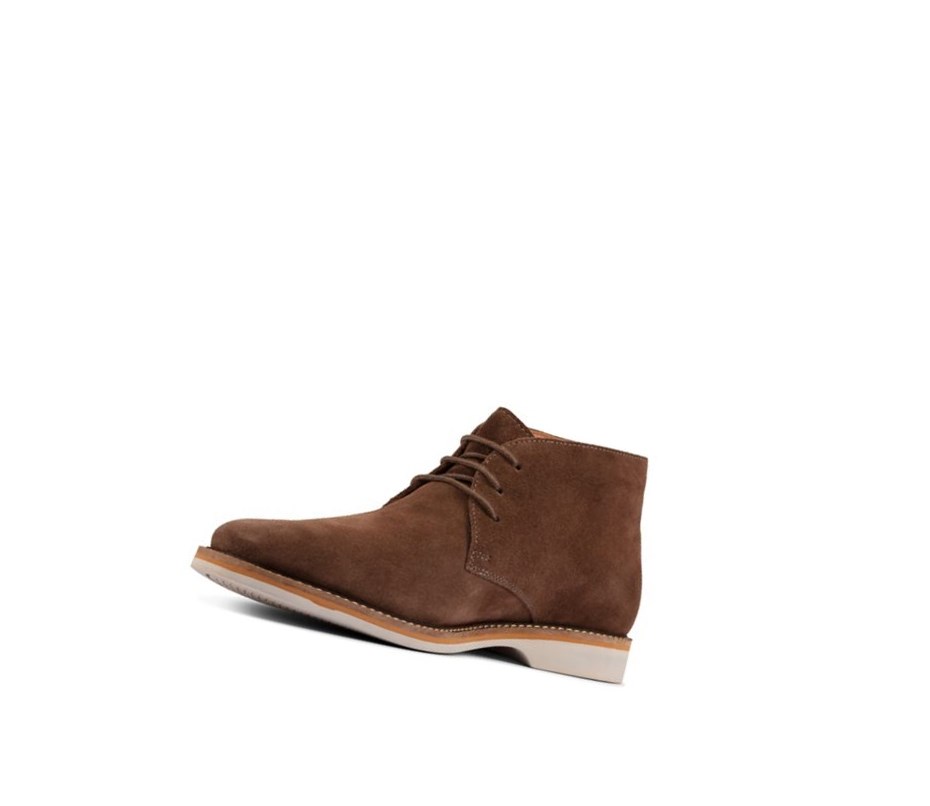 Clarks Atticus Limit Wildleder Wüstenstiefel Herren Kupfer | UECT32095
