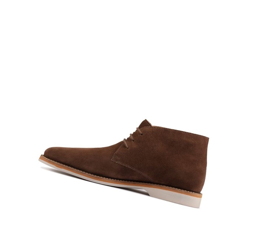 Clarks Atticus Limit Wildleder Wüstenstiefel Herren Kupfer | UECT32095