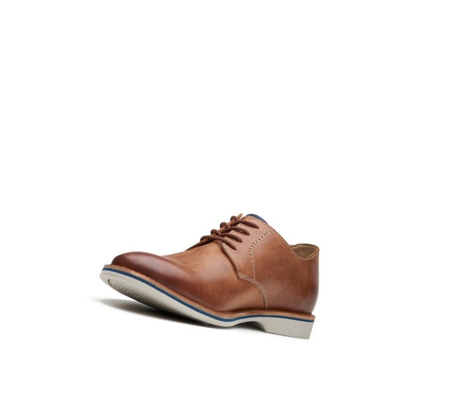 Clarks Atticus Spitze Leder Lederschuhe Herren Braun | YNUD78345