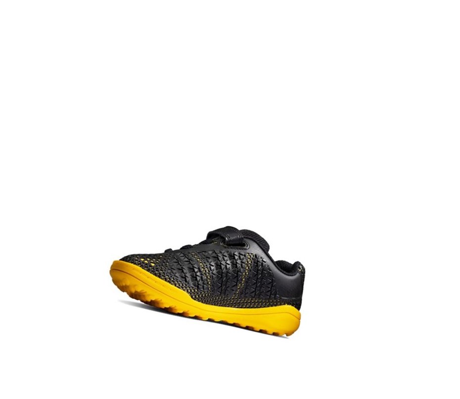 Clarks Award Swift Sneakers Jungen Schwarz Gelb | FKOV25013