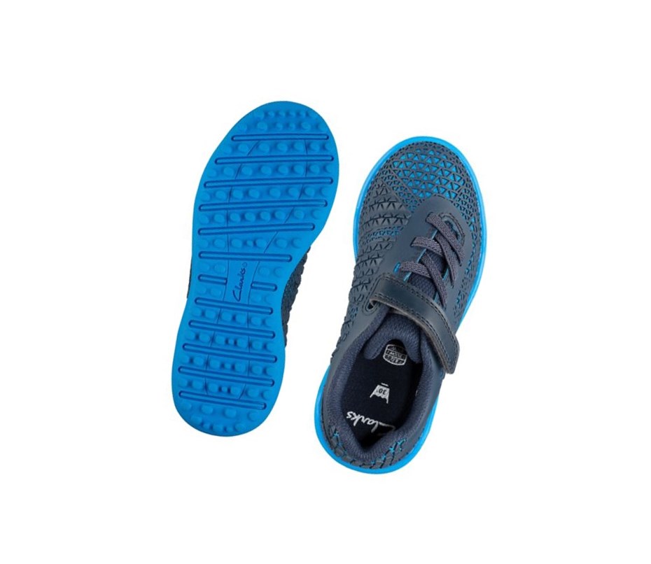Clarks Award Swift Sneakers Mädchen Navy Blau | EFTG81043
