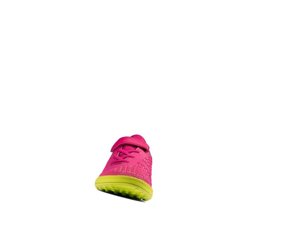 Clarks Award Swift Sneakers Mädchen Rosa Zitrone | JAFL64875