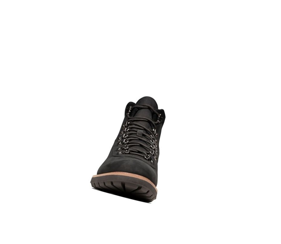 Clarks Batcombe Alp Gore-tex Nubuck Outdoorschuhe Herren Schwarz | PFHV20537