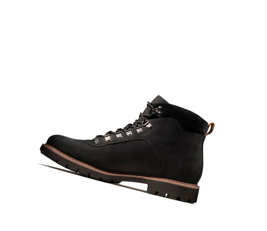 Clarks Batcombe Alp Gore-tex Nubuck Outdoorschuhe Herren Schwarz | PFHV20537