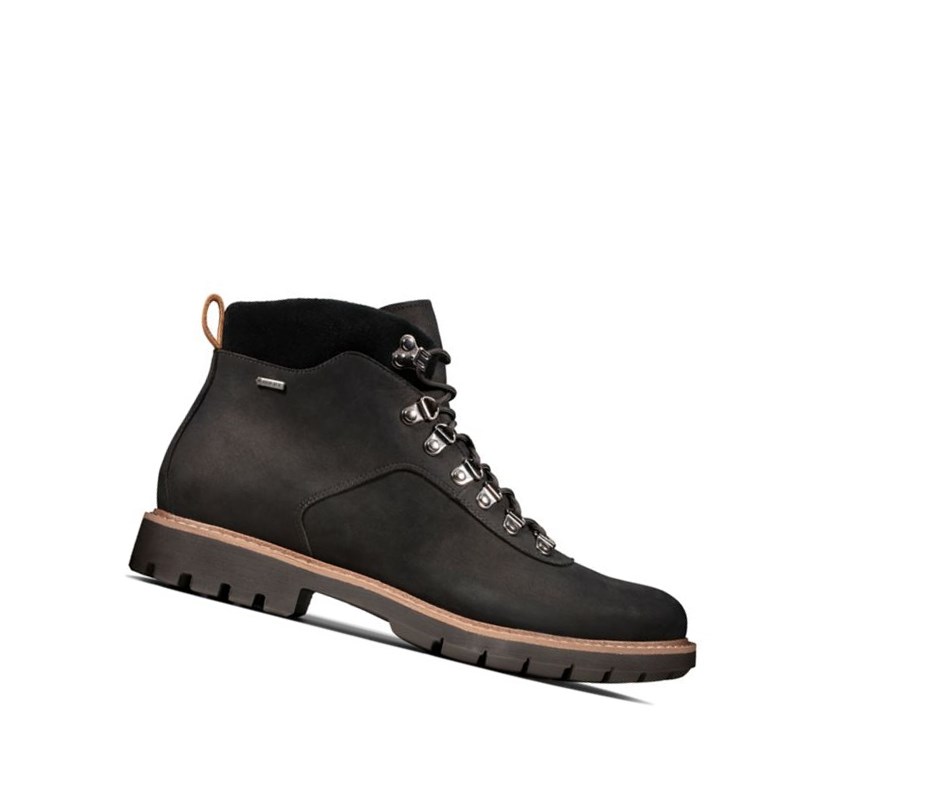 Clarks Batcombe Alp Gore-tex Nubuck Outdoorschuhe Herren Schwarz | PFHV20537