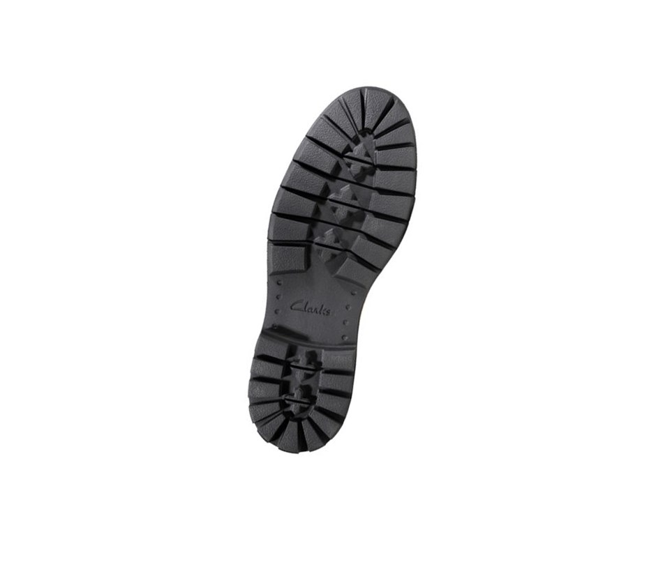 Clarks Batcombe Lord Warmlined Leder Outdoorschuhe Herren Schwarz | SMTY36057