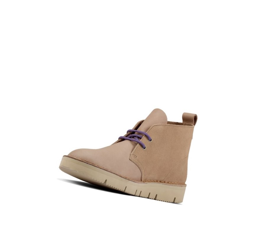 Clarks Chukka Wüstenstiefel Herren Beige | DMLK92516