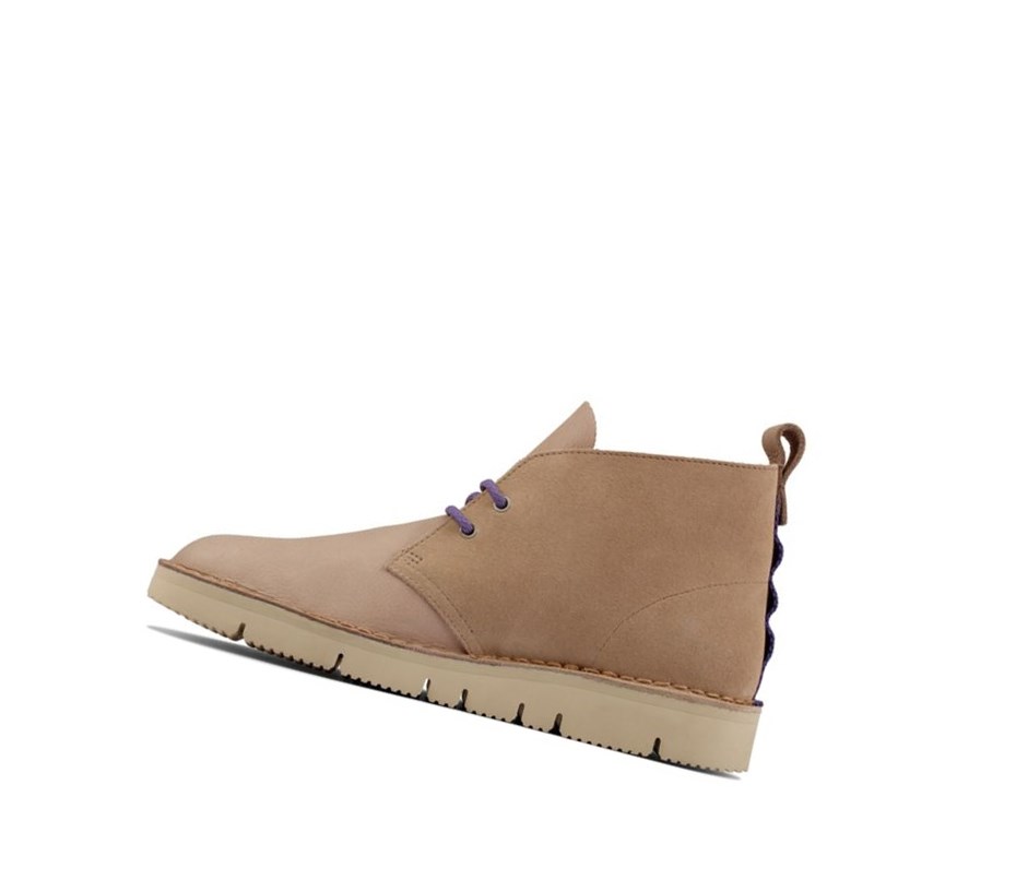 Clarks Chukka Wüstenstiefel Herren Beige | DMLK92516
