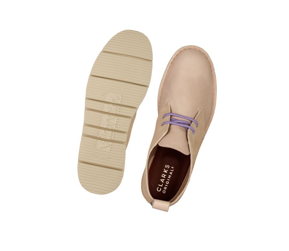 Clarks Chukka Wüstenstiefel Herren Beige | DMLK92516