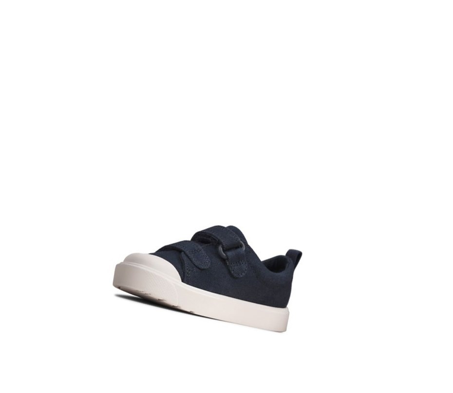 Clarks City Bright Freizeitschuhe Jungen Navy | CDPB36201
