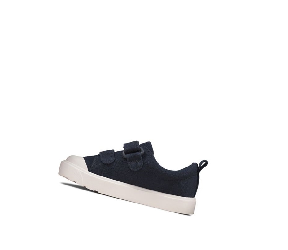 Clarks City Bright Freizeitschuhe Jungen Navy | CDPB36201