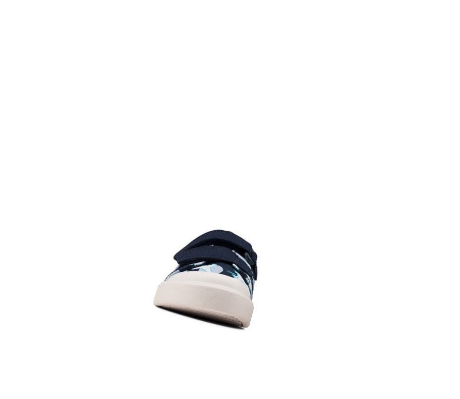 Clarks City Bright Freizeitschuhe Jungen Navy | UZNY65327
