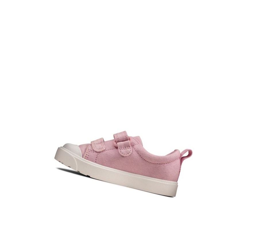 Clarks City Bright Freizeitschuhe Mädchen Rosa | ZQGD39628