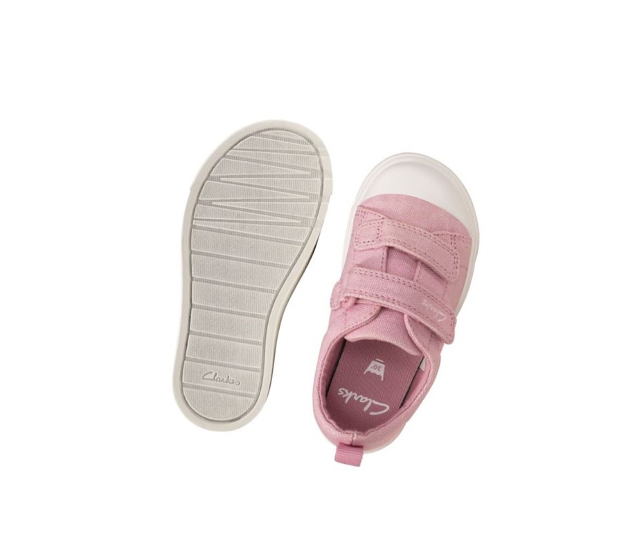 Clarks City Bright Freizeitschuhe Mädchen Rosa | ZQGD39628