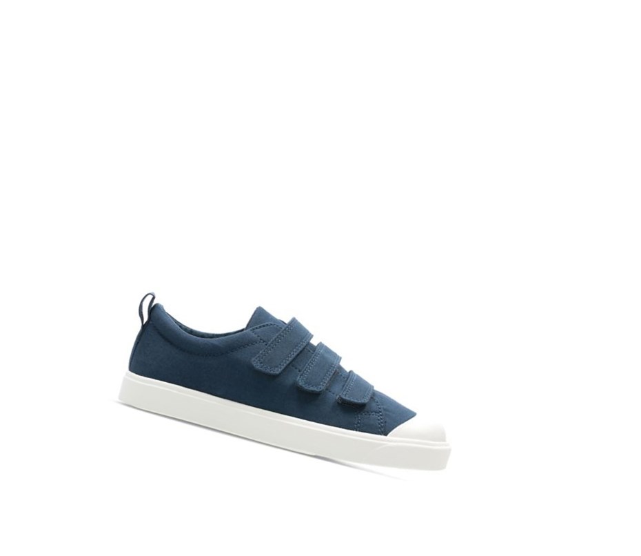 Clarks City Flare Lo Freizeitschuhe Jungen Navy | TJEP24136