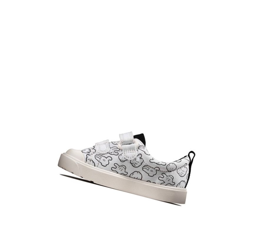 Clarks City Glove Freizeitschuhe Jungen Weiß | BFDZ46985