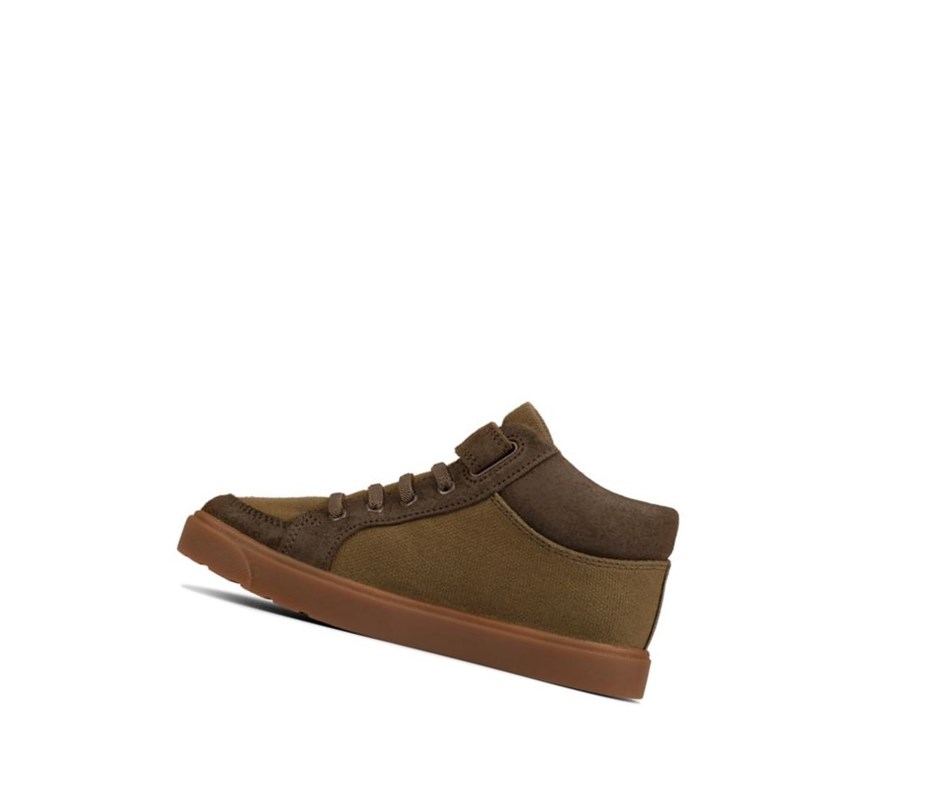 Clarks City Hop Freizeitschuhe Jungen Olivgrün | EFGI65783