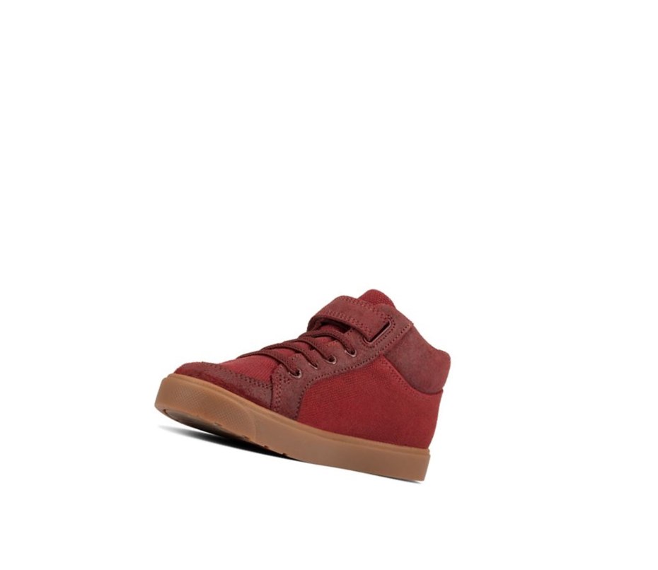 Clarks City Hop Freizeitschuhe Mädchen Bordeaux | BEKI31206