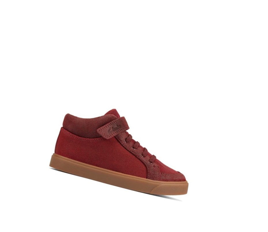 Clarks City Hop Freizeitschuhe Mädchen Bordeaux | BEKI31206