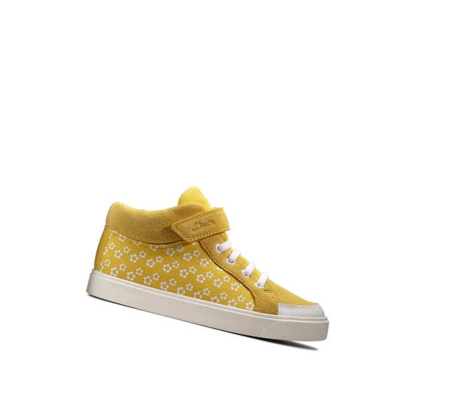 Clarks City Hop Freizeitstiefel Jungen Gelb | VFUN84520