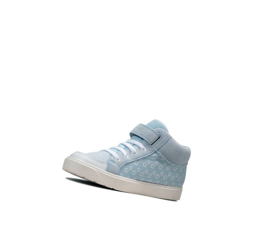 Clarks City Hop Freizeitstiefel Jungen Hellblau | GWON41852