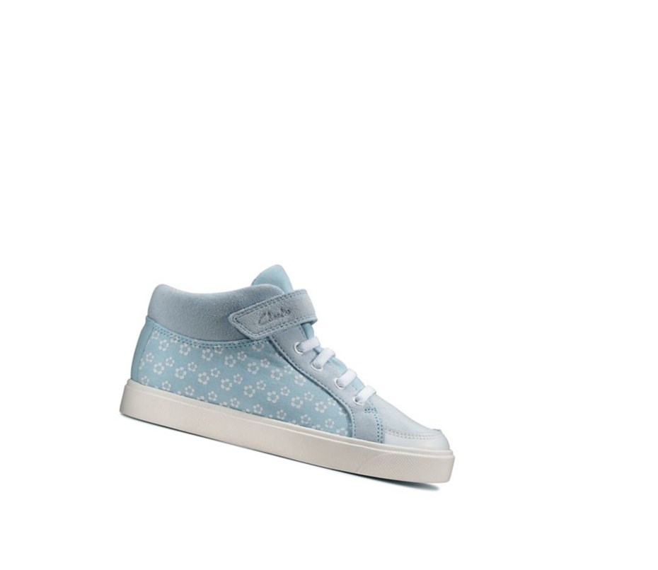 Clarks City Hop Freizeitstiefel Jungen Hellblau | GWON41852