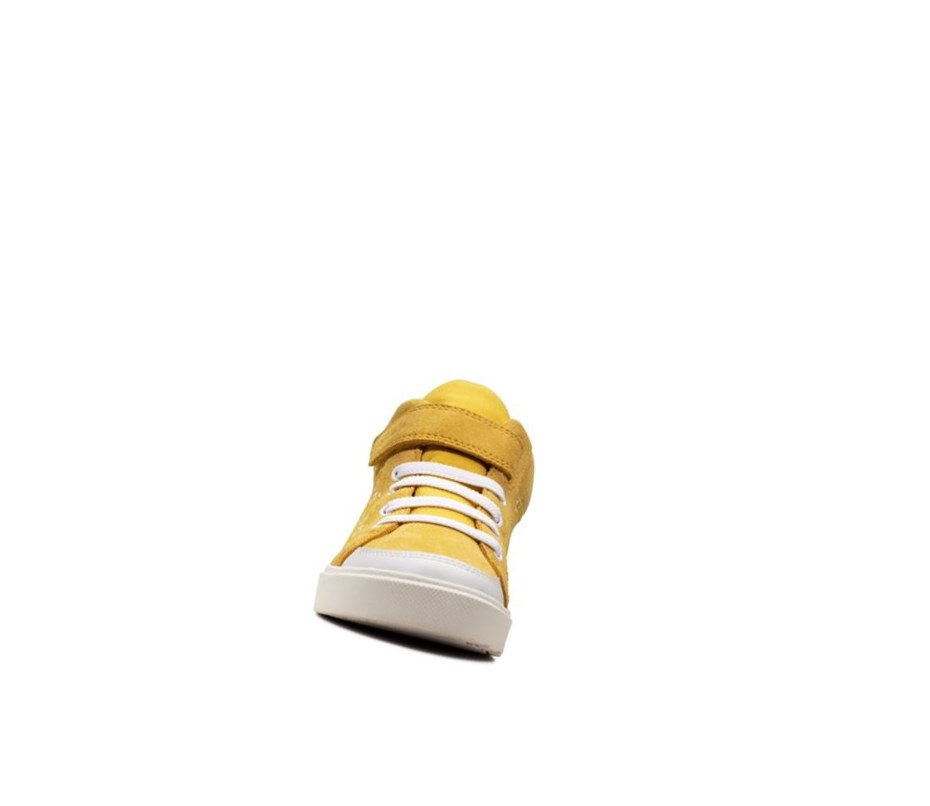Clarks City Hop Freizeitstiefel Mädchen Gelb | WJSB07936