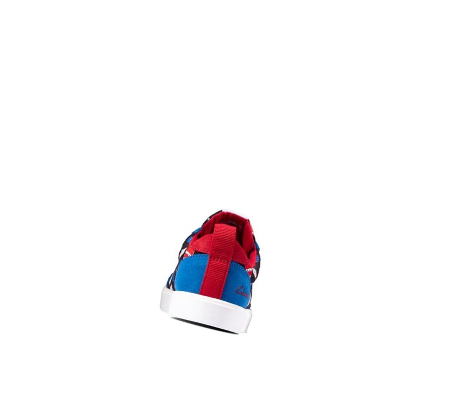 Clarks City Howdy Freizeitschuhe Jungen Blau | QKZR27068