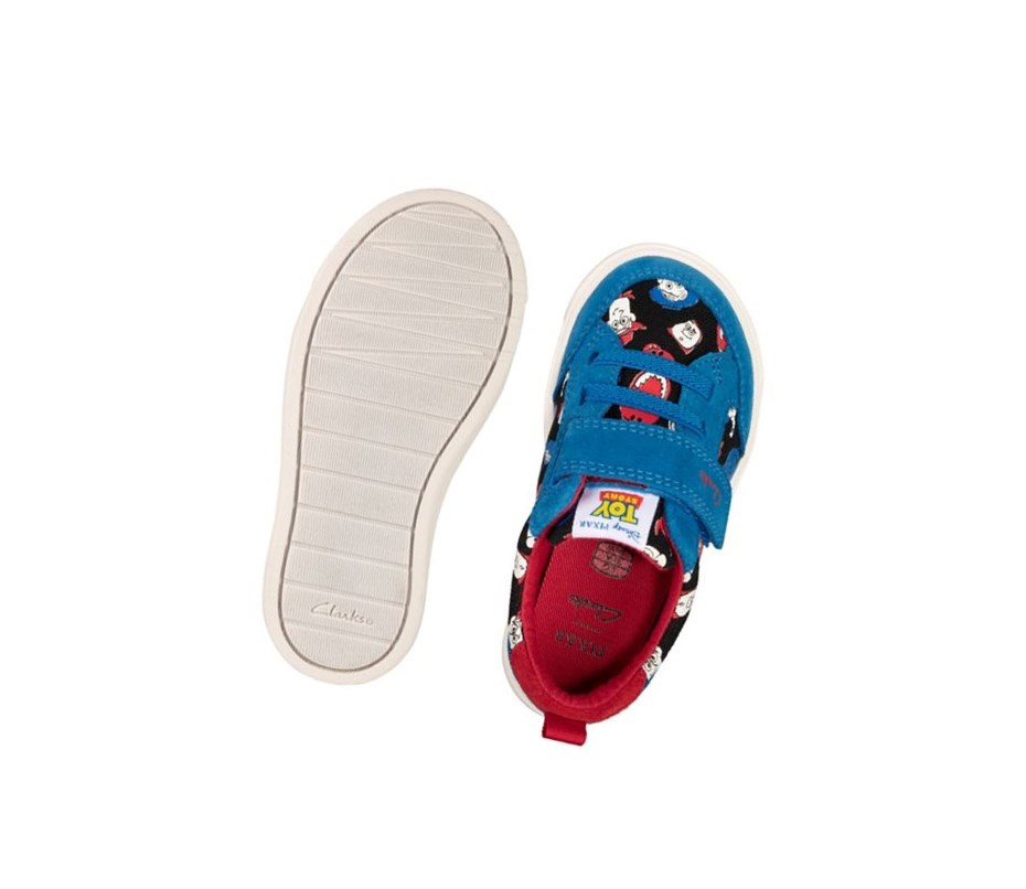 Clarks City Howdy Freizeitschuhe Mädchen Blau | EFQN19732