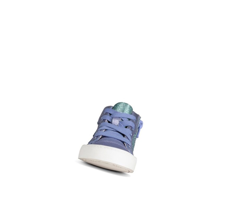 Clarks City Myth Leder Lederschuhe Mädchen Lila | UJWS92375