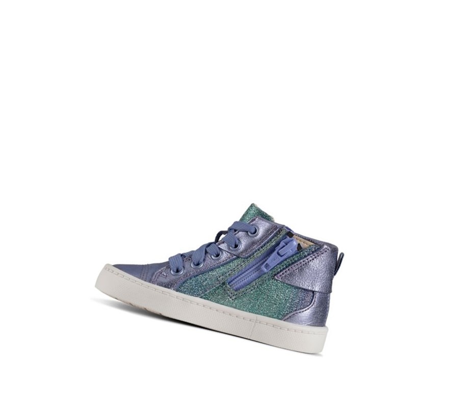 Clarks City Myth Leder Lederschuhe Mädchen Lila | UJWS92375