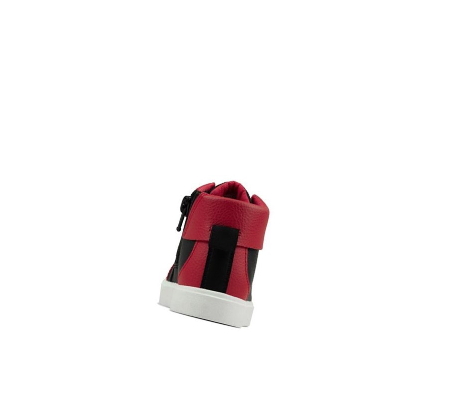 Clarks City Oasis Leder Lederschuhe Jungen Schwarz | KYNA30746