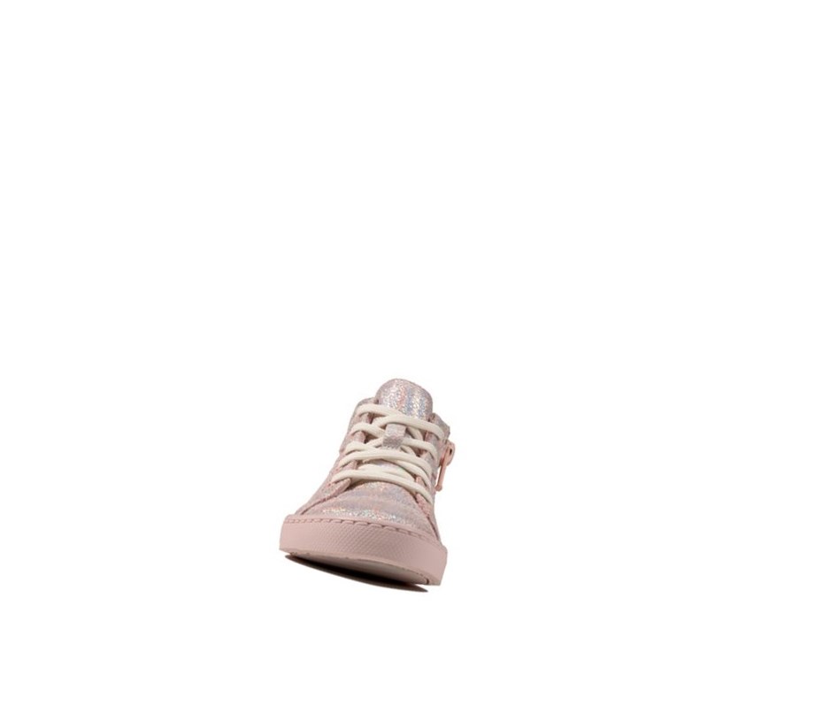 Clarks City Oasis Leder Stiefeletten Mädchen Rosa | ZDLW26497