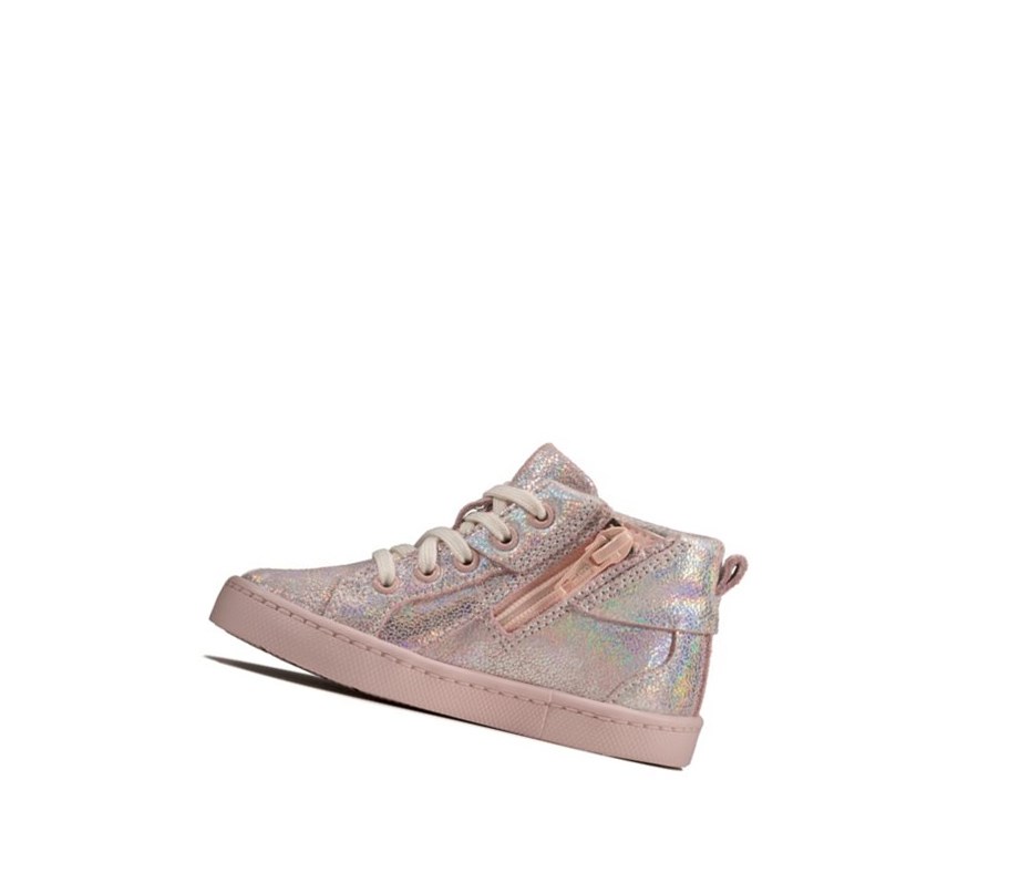 Clarks City Oasis Leder Stiefeletten Mädchen Rosa | ZDLW26497