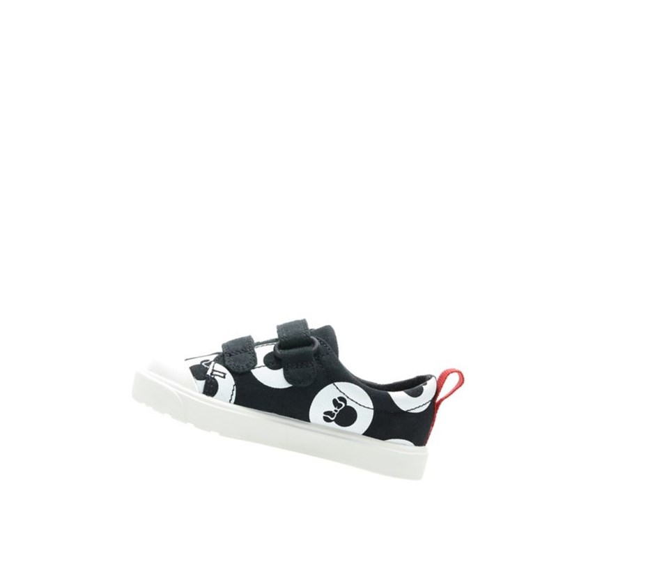 Clarks City Polka Lo Freizeitschuhe Mädchen Schwarz | AIYR30257