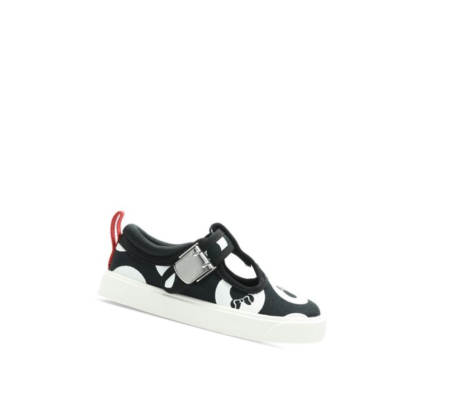 Clarks City Polka T-bar Freizeitschuhe Mädchen Schwarz | VLPA16752
