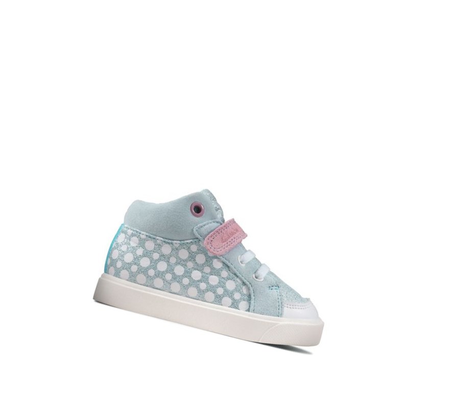 Clarks City Pop Freizeitschuhe Jungen Hellblau | ICUX93126