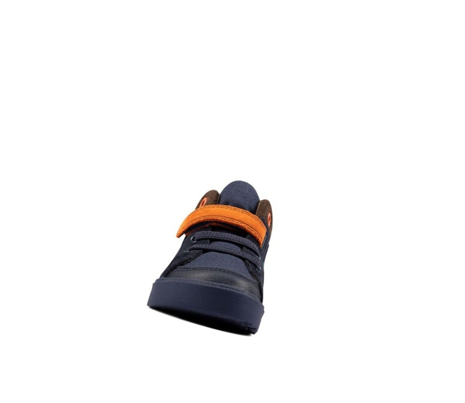 Clarks City Pop Freizeitschuhe Mädchen Navy | NWYB86527