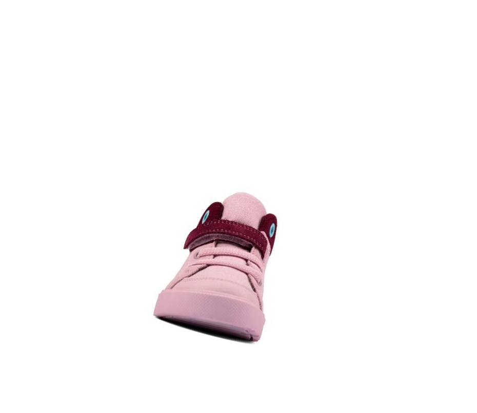 Clarks City Pop Freizeitschuhe Mädchen Rosa | DAMB03259
